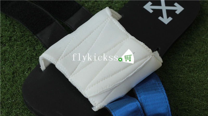 Off White Indoustrial Slides Black Royal